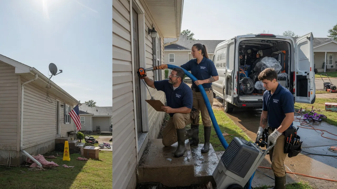 Ceiling Water Damage Restoration in Sharpsburg, KY near me